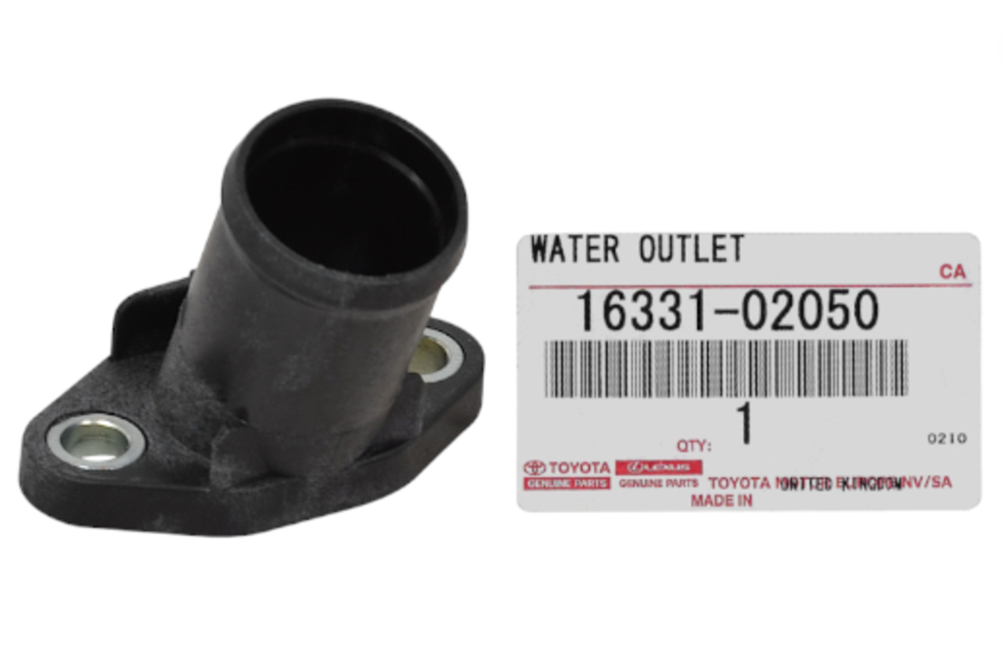 Воден фланец за охладителна система за ТОЙОТА АВЕНСИС КОРОЛА TOYOTA AVENSIS 1633102050 16331-02050 OEM TOYOTA
