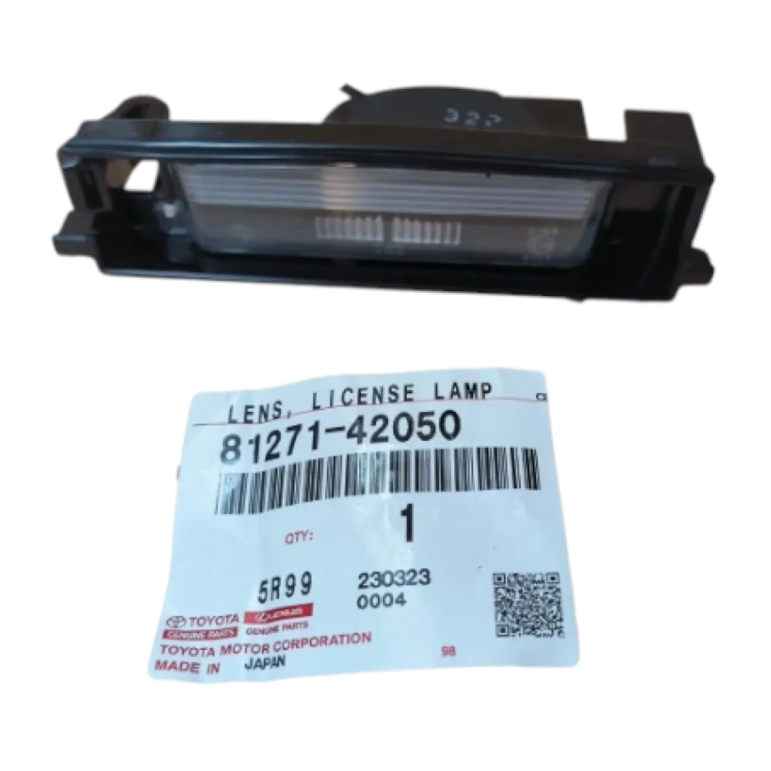 Плафон за регистрационен номер за ТОЙОТА РАВ 4 TOYOTA RAV 4 8127142050 81271-42050 OEM TOYOTA