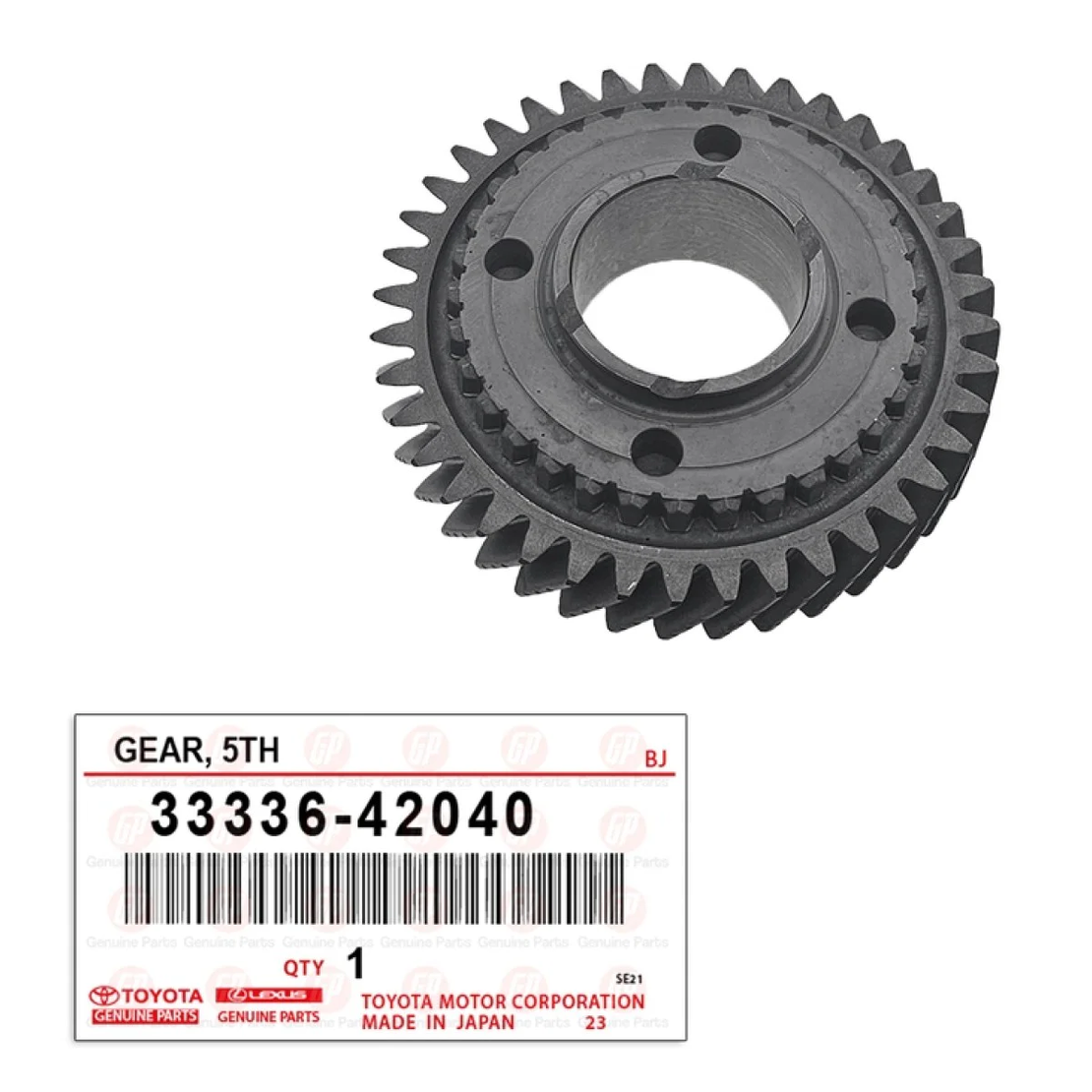 Зъбно колело пета скорост 40 зъба за ТОЙОТА РАВ 4 TOYOTA RAV 4 3333642040 33336-42040 OEM TOYOTA
