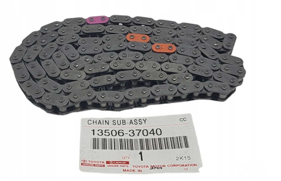 Ангренажна верига за ТОЙОТА АУРИС АВЕНСИС КОРОЛА TOYOTA VERSO AURIS AVENSIS 1350637040 13506-37040 OEM TOYOTA
