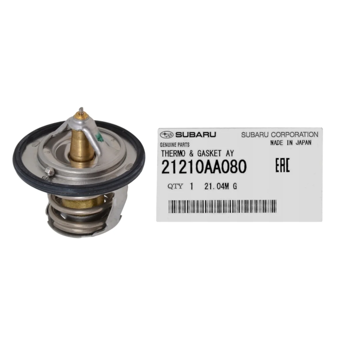 Термостат за СУБАРУ ТРИБЕКА ЛЕГАСИ АУТБЕК SUBARU LEGACY OUTBACK TRIBECA 21210AA080 21210-AA080 OEM SUBARU