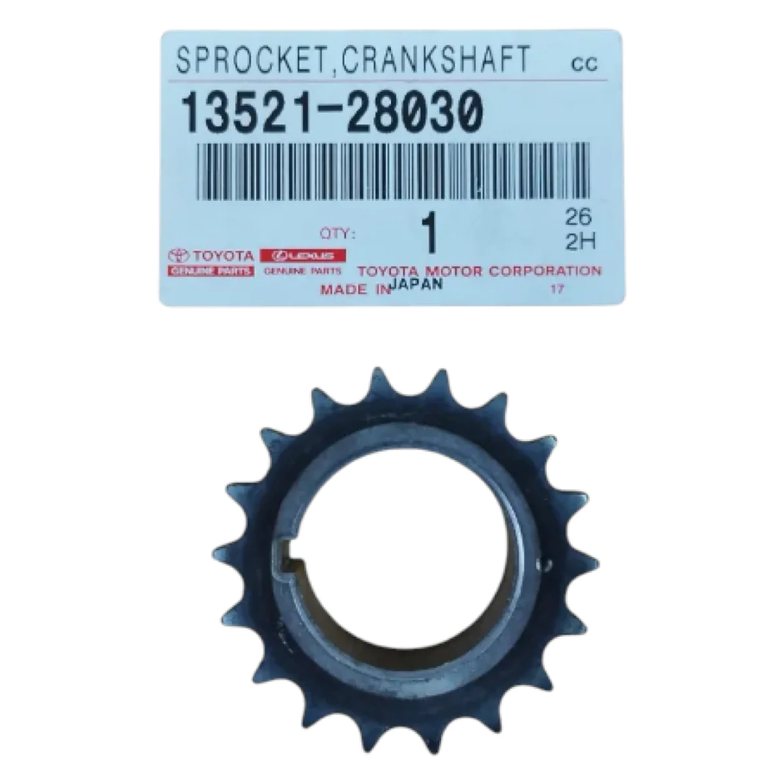 Зъбно колело за колянов вал за ТОЙОТА TOYOTA 1352128030 13521-28030 OEM TOYOTA