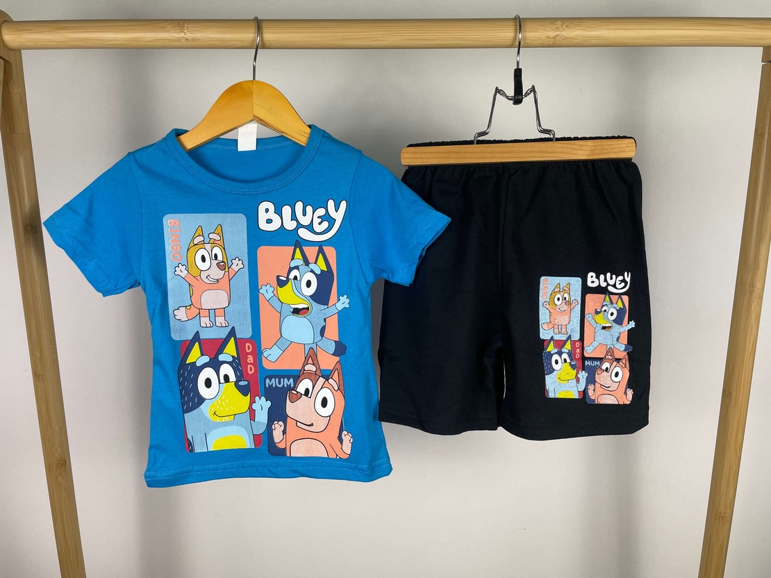Летен к-кт ''BLUEY''-Два цвята