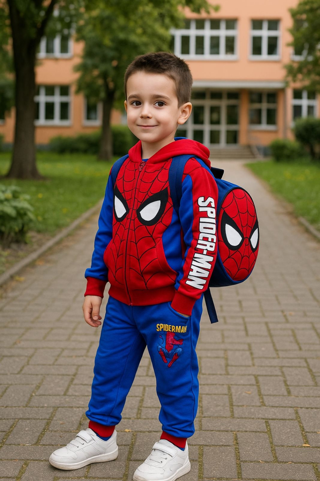 Детски комплект  ''Spider-men'' - три части с раничка