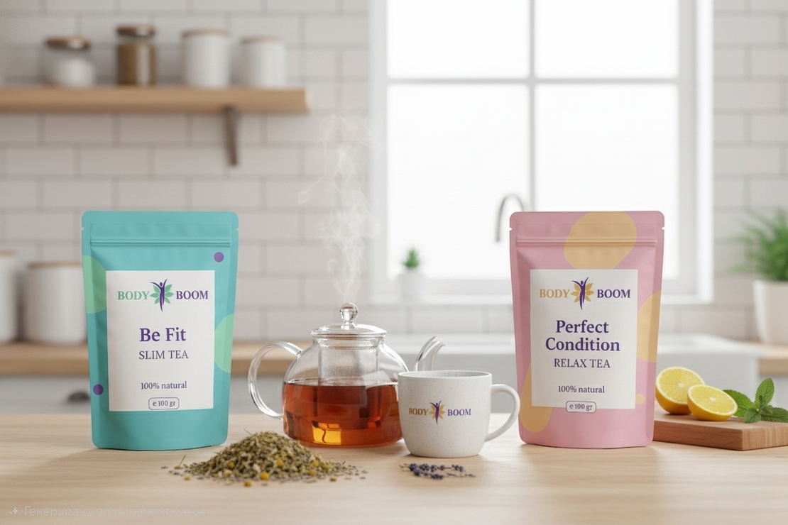 Комбо - Slim Tea – Be Fit и Relax Tea – Perfect Condition.