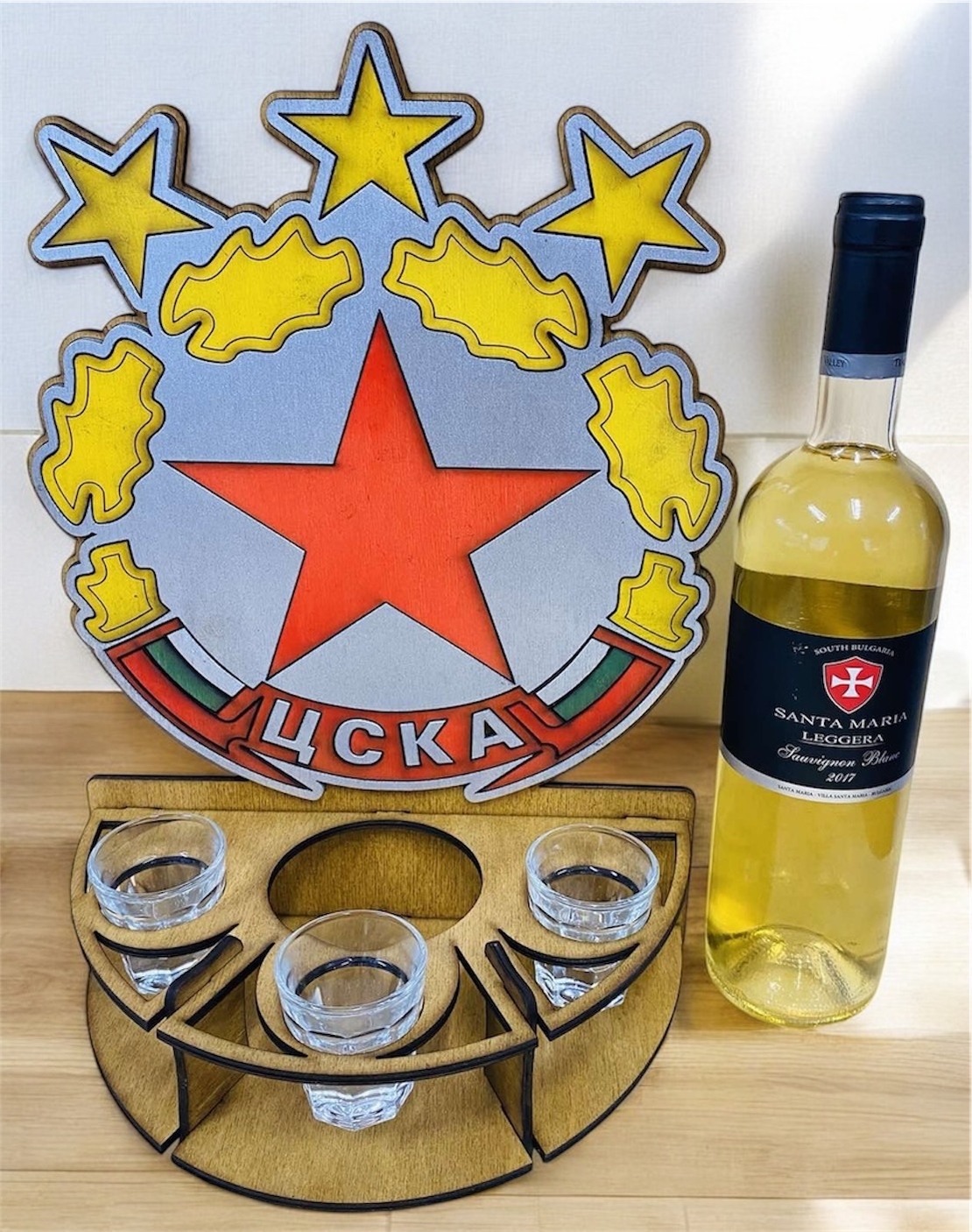 Тематичен дървен мини бар  - цска
