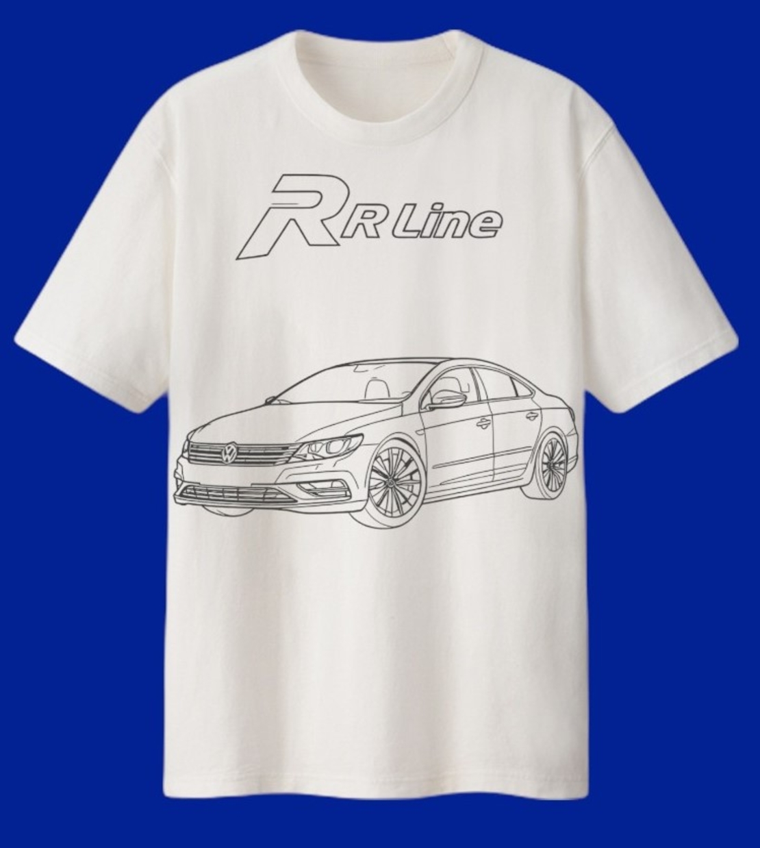Мъжка памучна тениска – Volkswagen CC