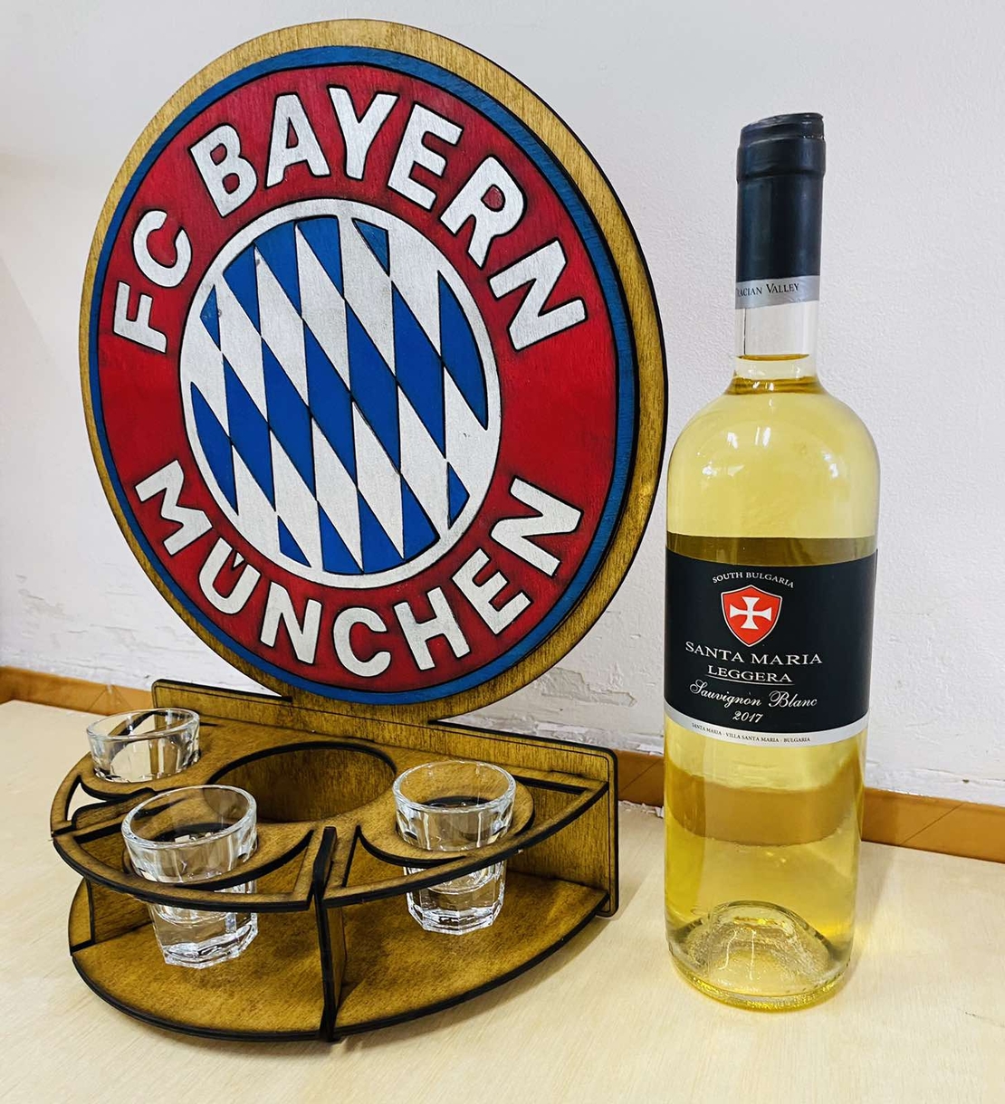 Тематичен дървен мини бар - Bayern München