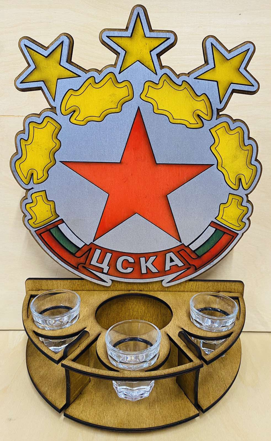 Тематичен дървен мини бар  - цска