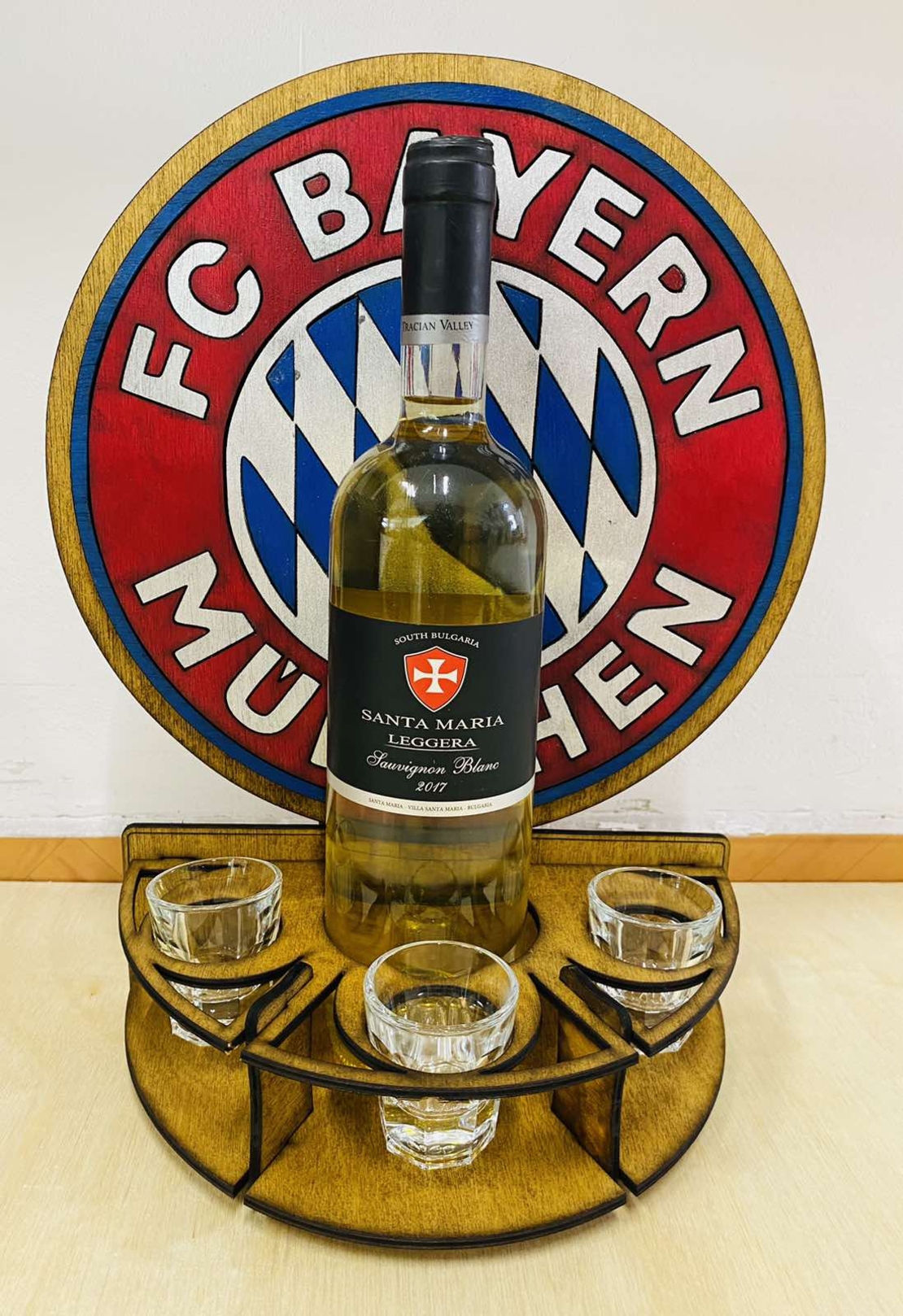Тематичен дървен мини бар - Bayern München