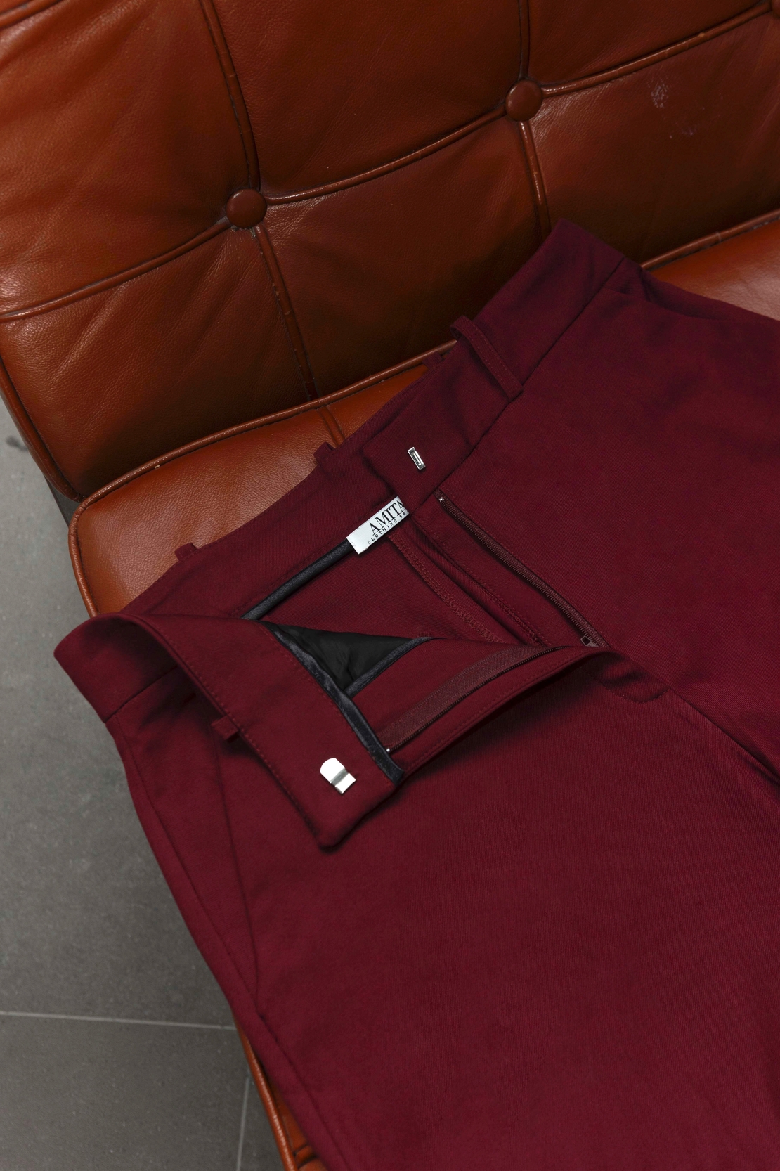 AMARA BURGUNDY TROUSERS