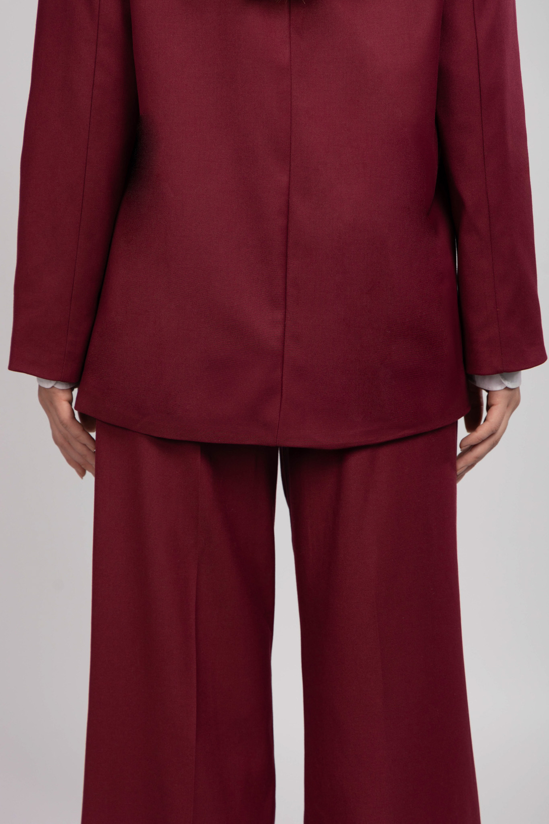 AMARA BURGUNDY BLAZER