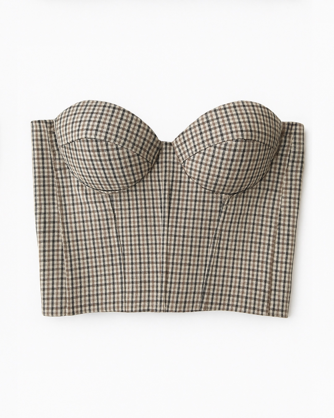 NESSA CHECKED CORSET