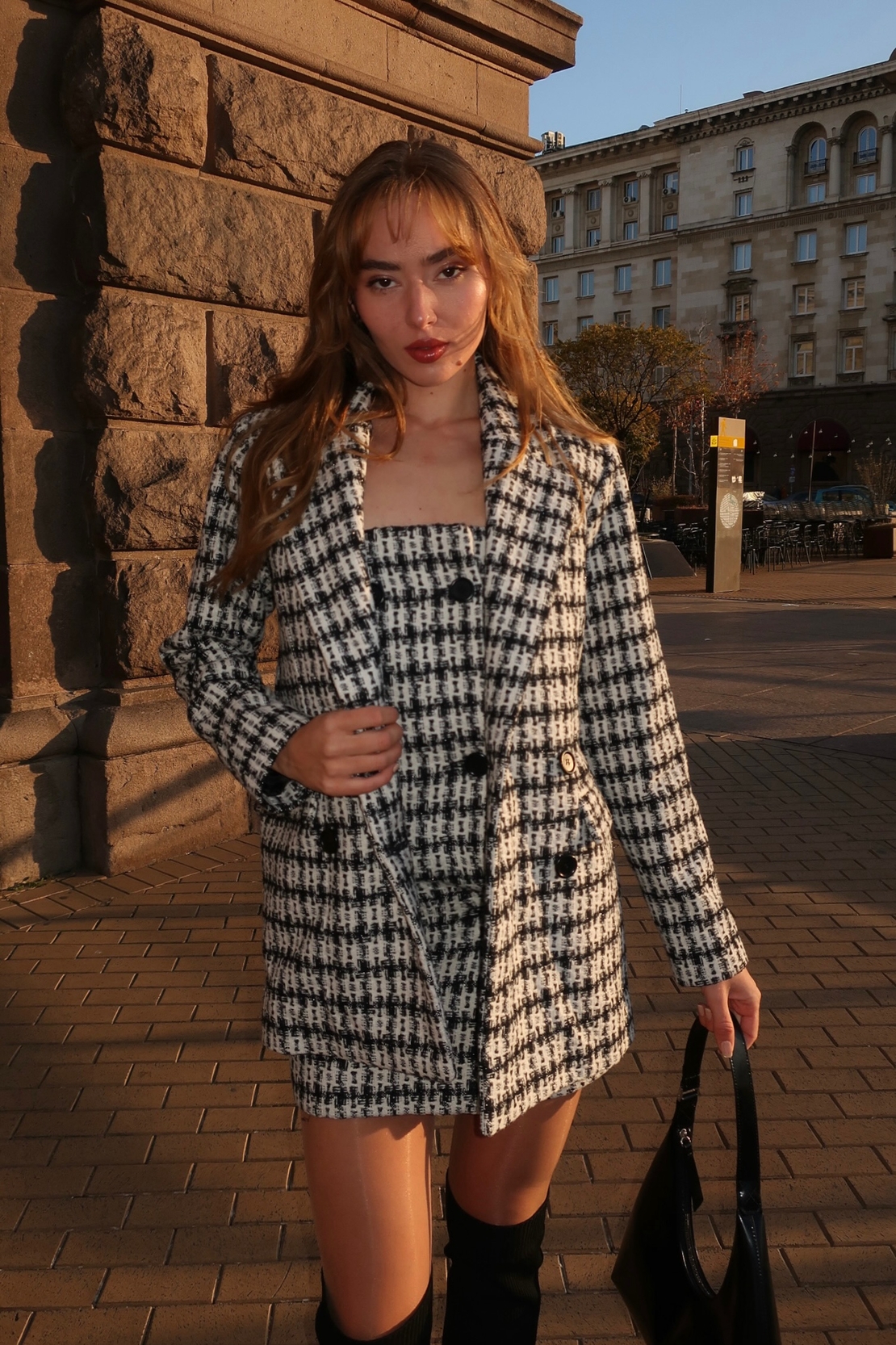 AHAVA TWEED BLAZER