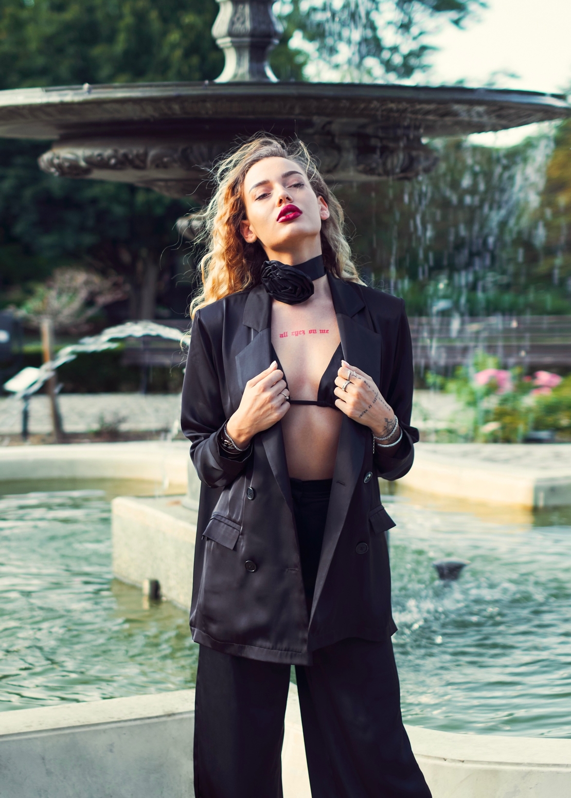 BLACK PEARL SATIN CO-ORD SET