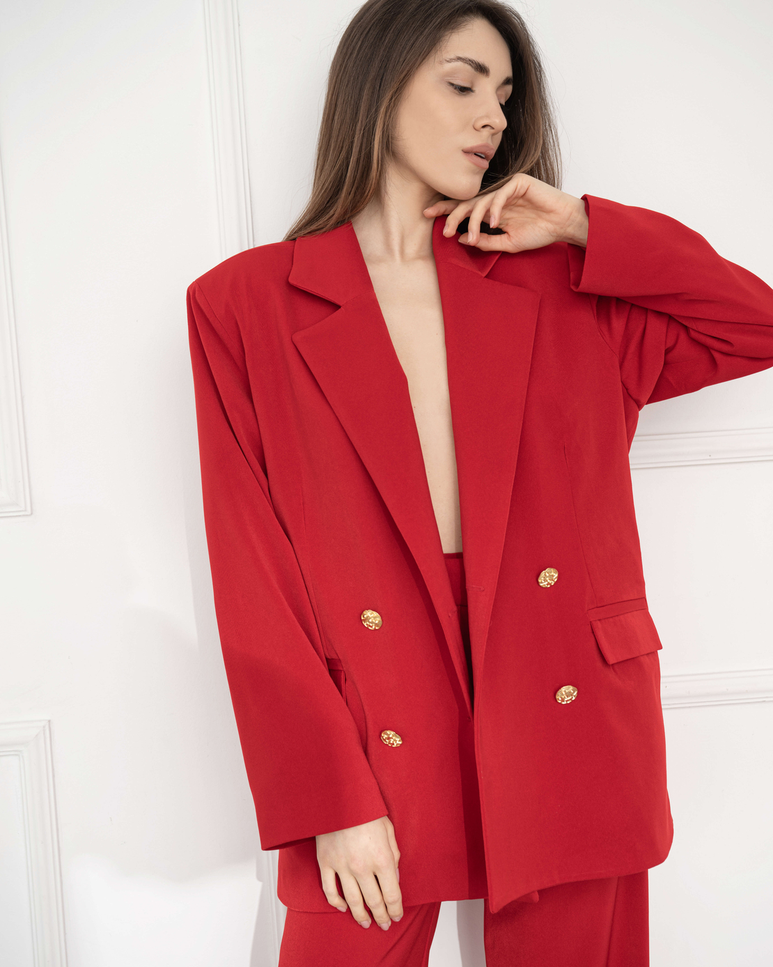 RUBY RED BLAZER