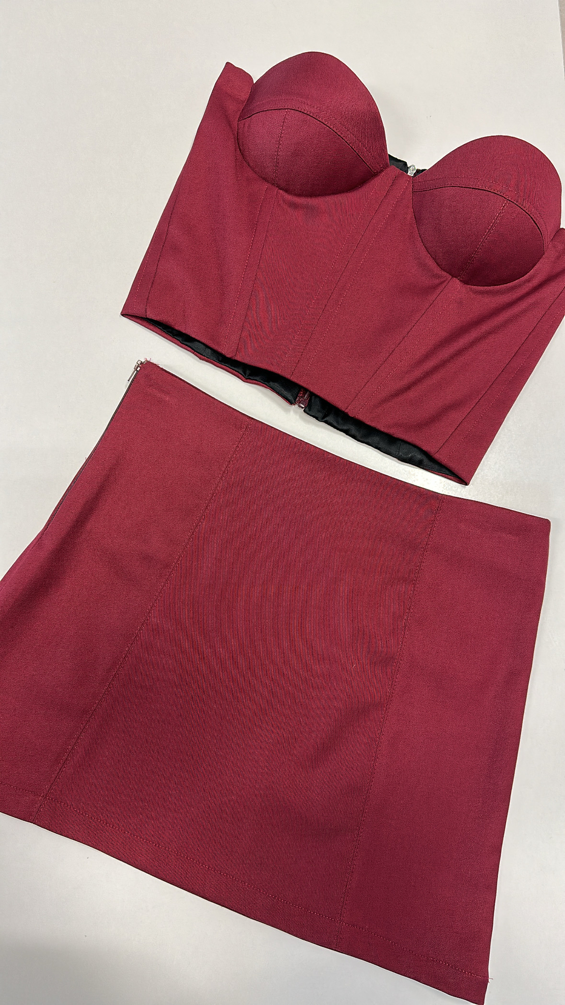 AMOR BURGUNDY CO-ORD SET