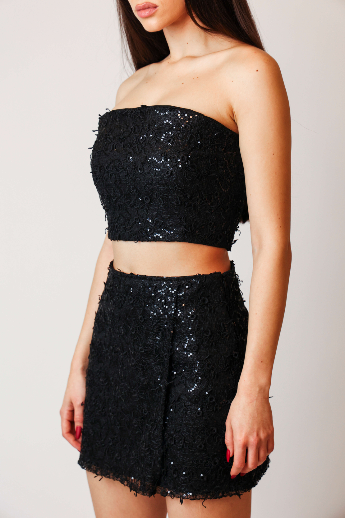 GOLDA BLACK MINISKIRT AND TOP