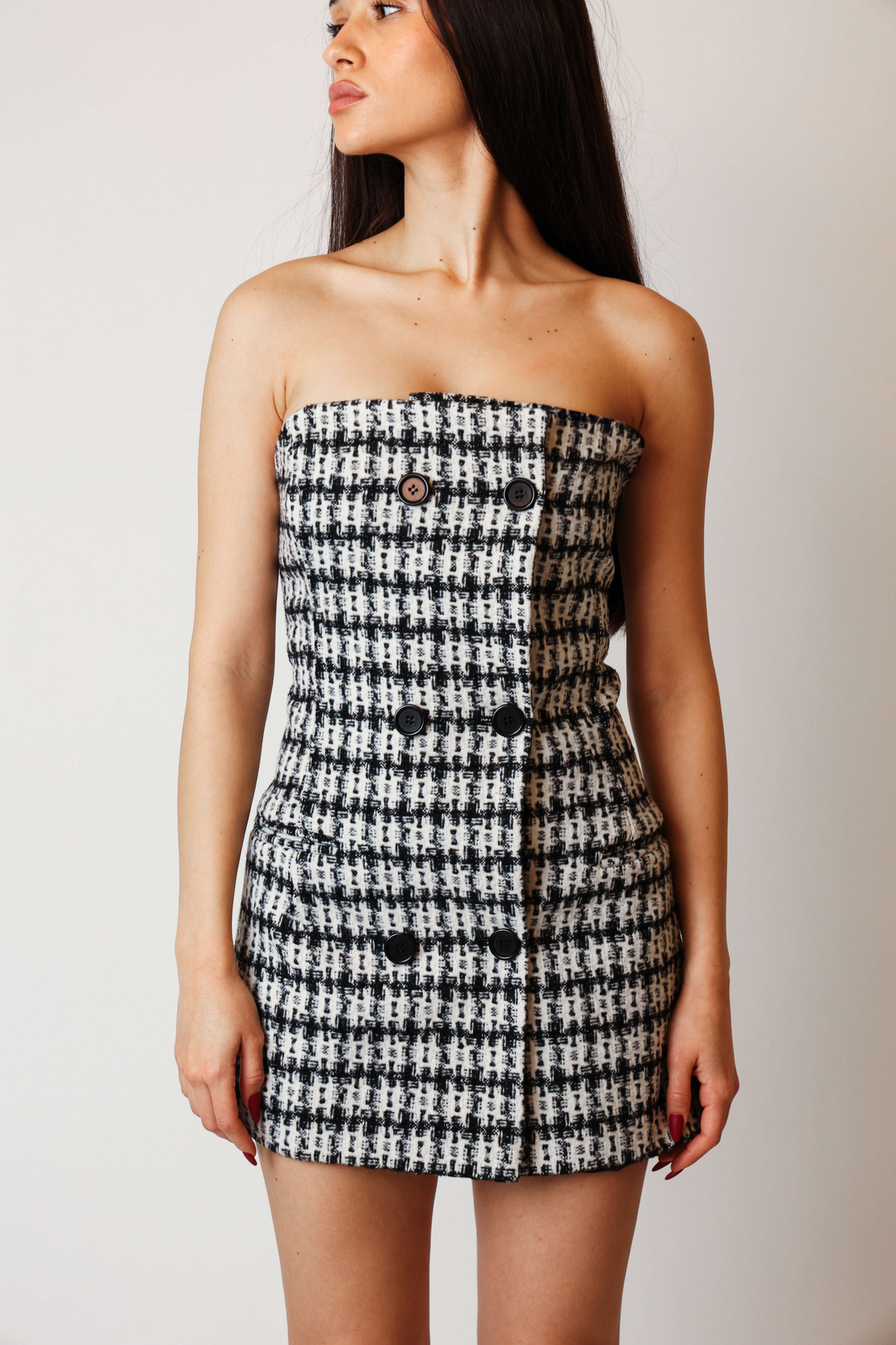 NAOMI TWEED DRESS