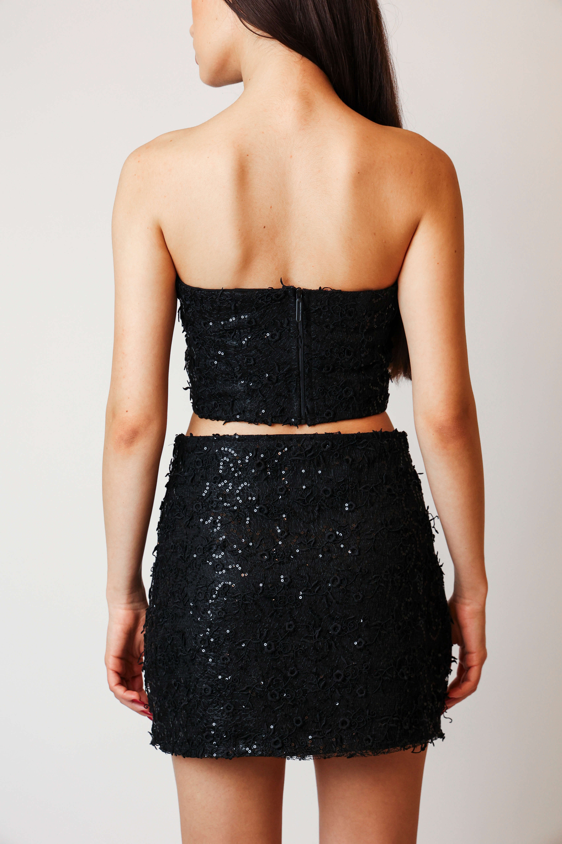 GOLDA BLACK MINISKIRT AND TOP