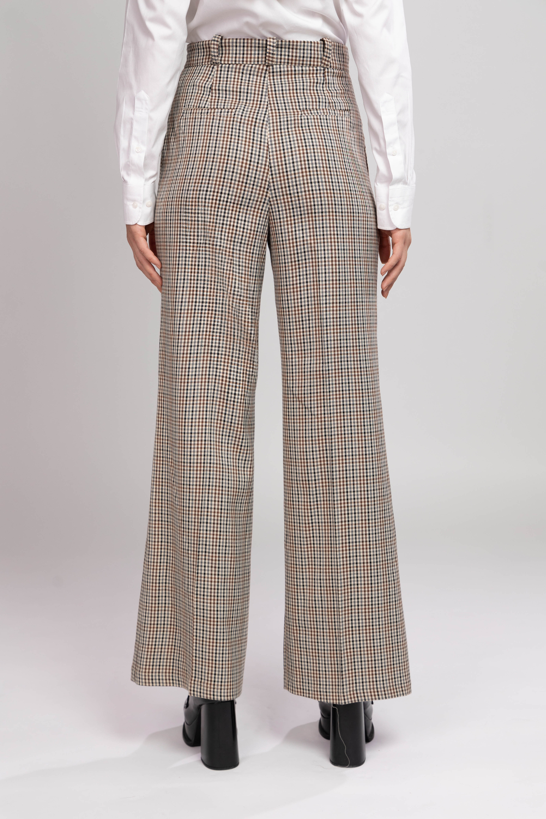 AYLA CHECKED TROUSERS