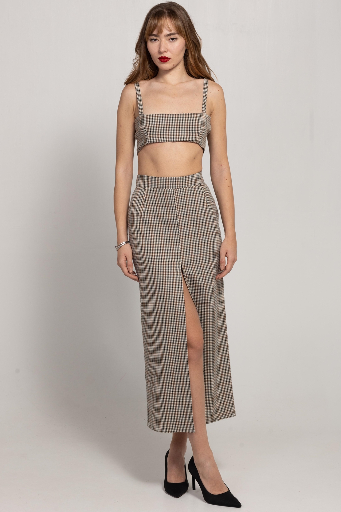 AYLA CHECKED CO-ORD SET