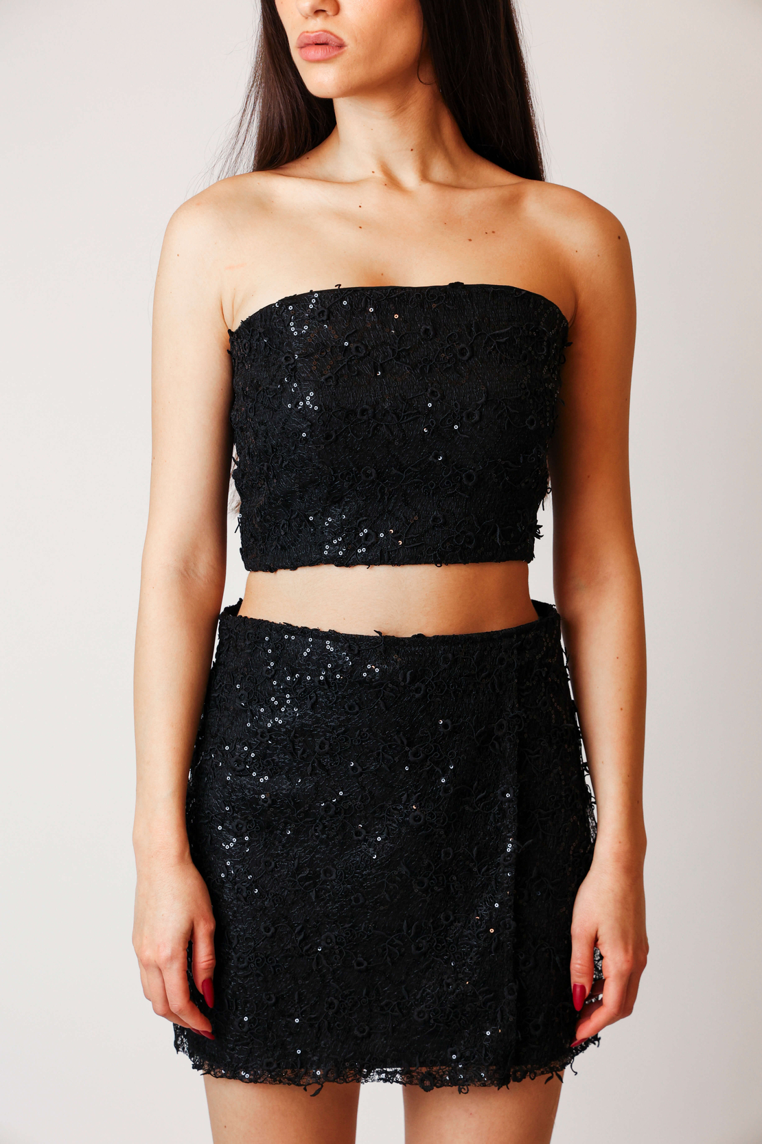 GOLDA BLACK MINISKIRT AND TOP