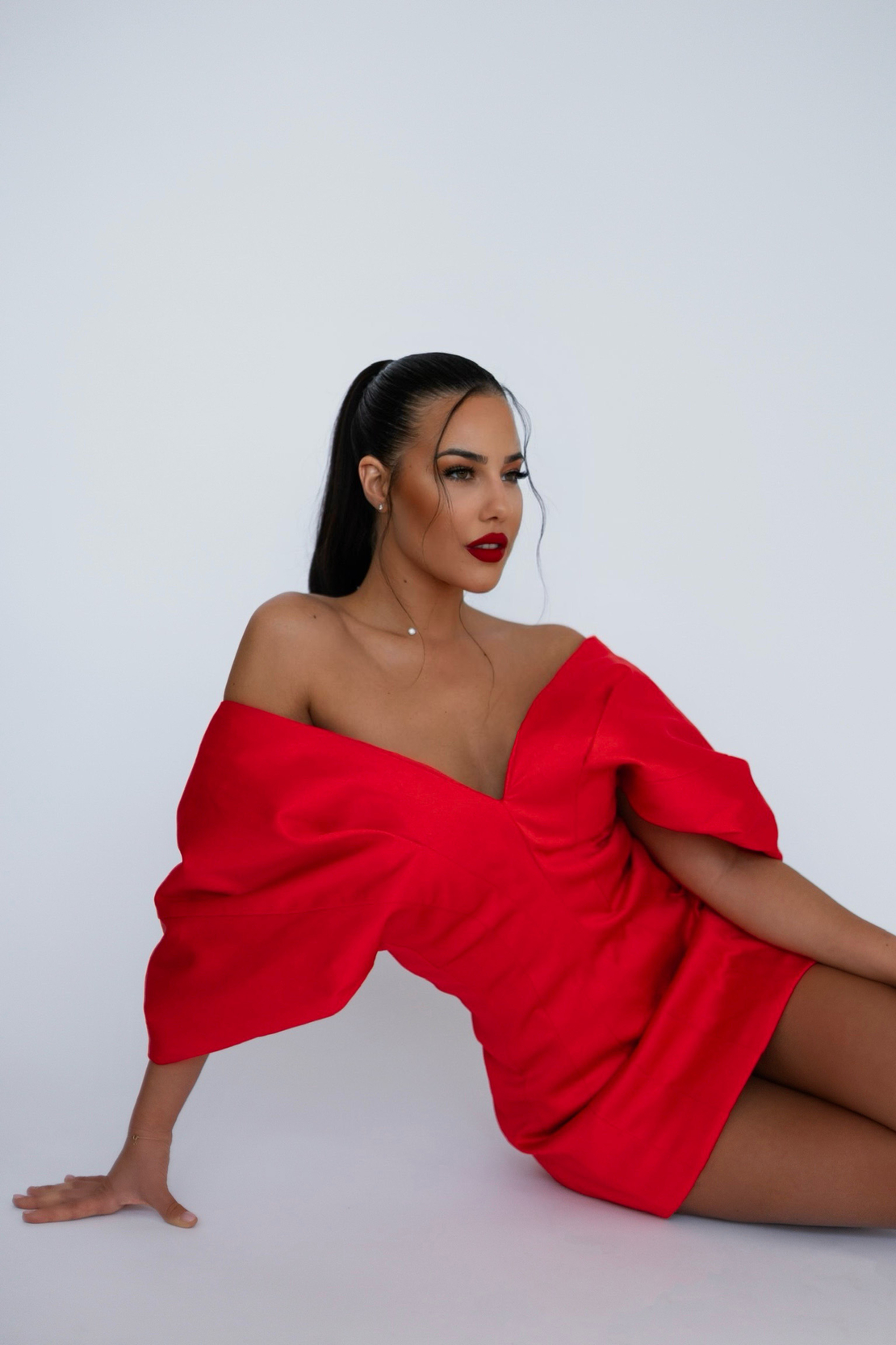 REBECCA RED DRESS