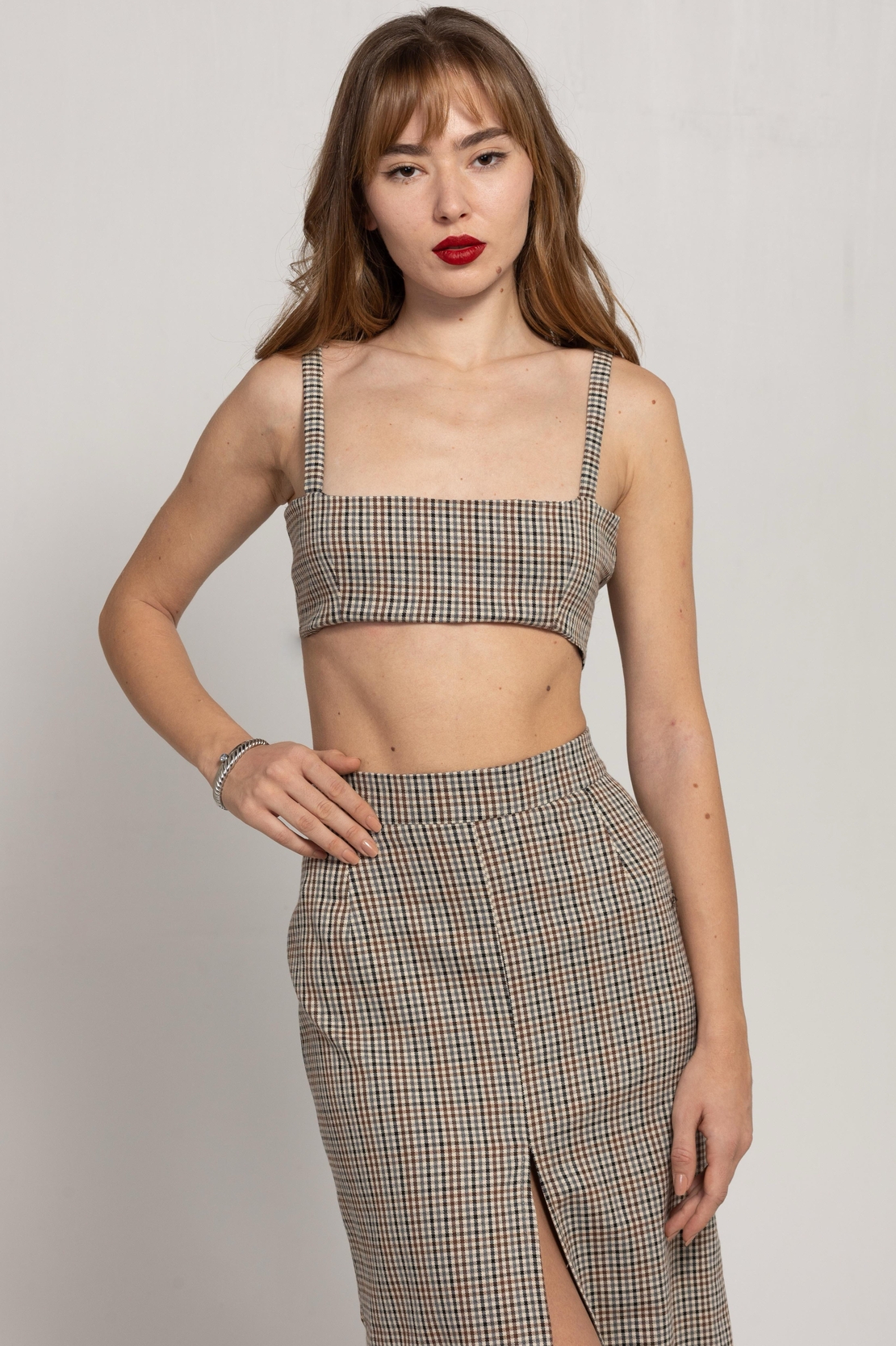 AYLA CHECKED CO-ORD SET