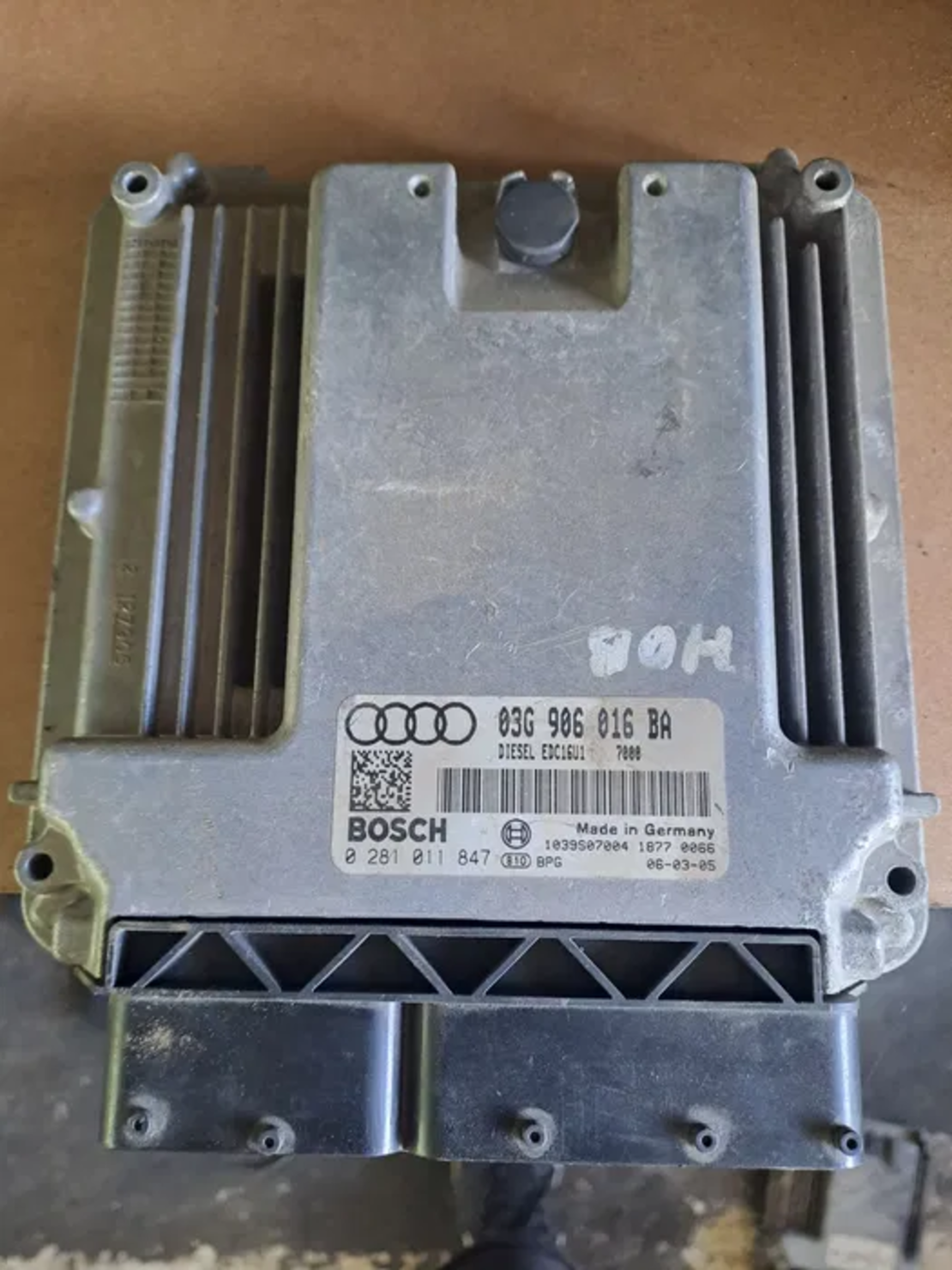 Компютър двигател Vw Golf 5 Audi A3 2.0 140hp - 03G 906 016 BA