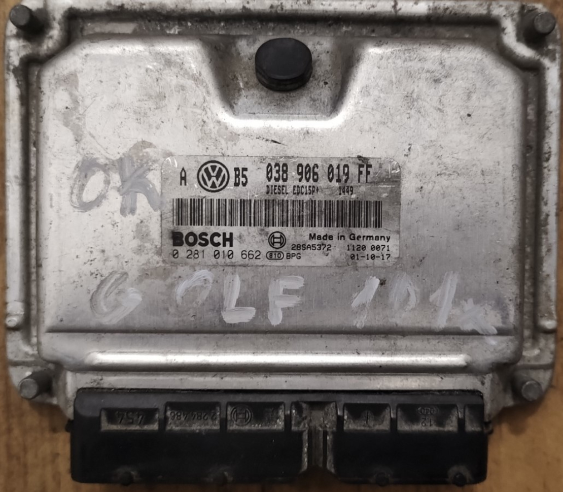 Компютър двигател VW Golf 4 1,9 tdi / 038 906 019 FF