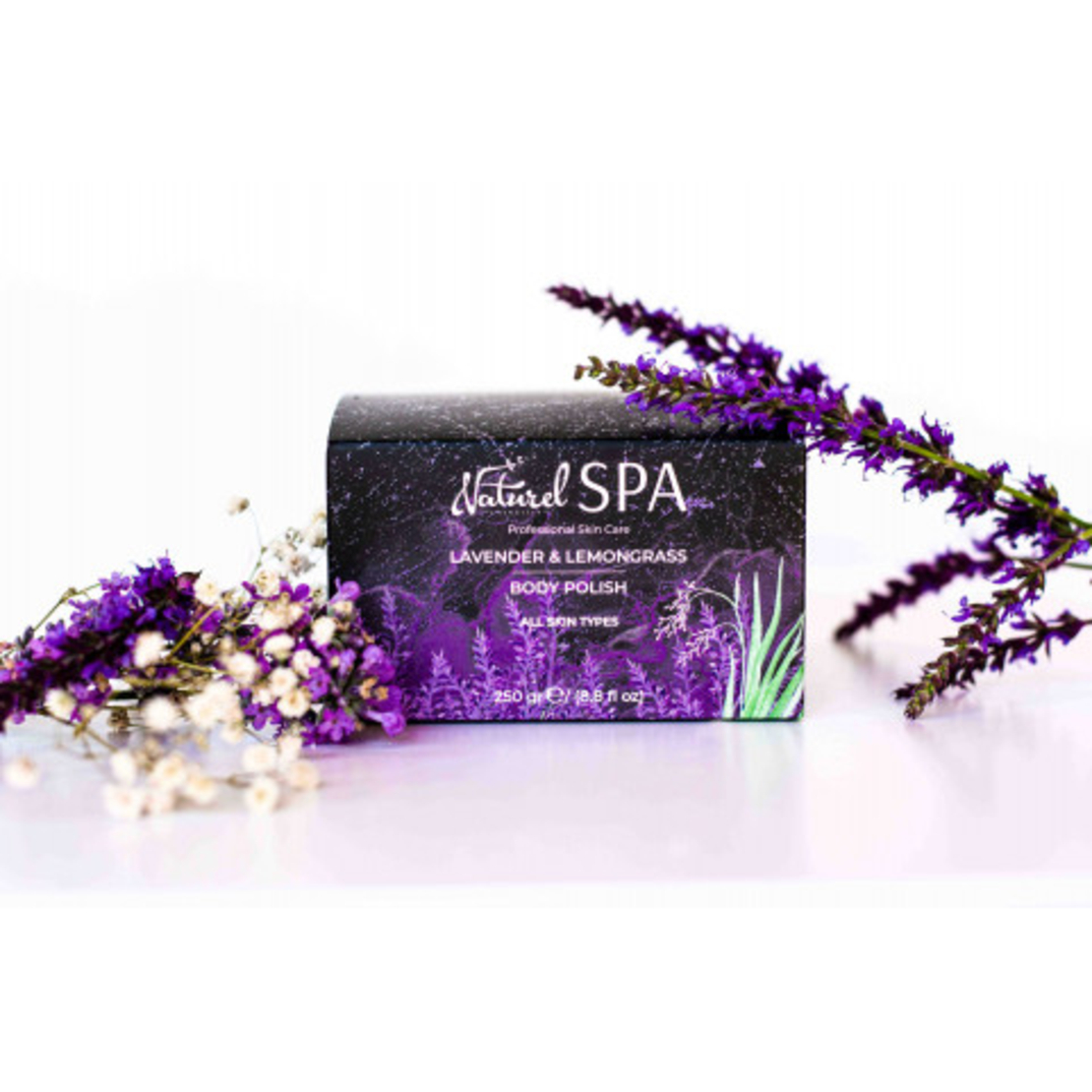Скраб за тяло Лавандула и Лимонена трева 250 гр