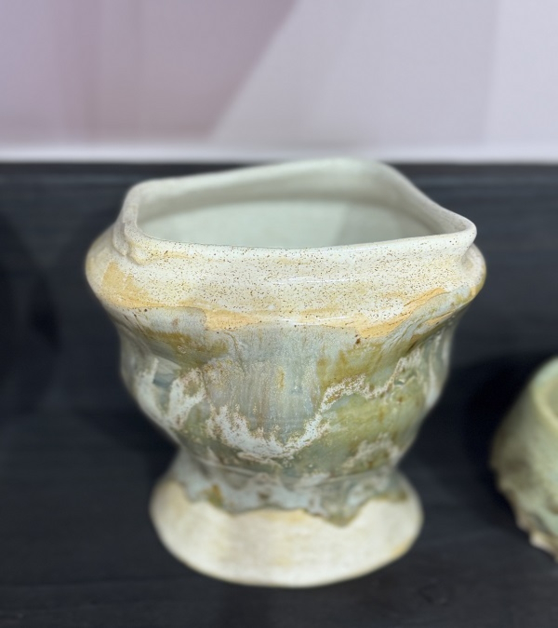 Авторска керамичен декоративен съд – Ръчна изработка от Емилия Милчева (Уникат)