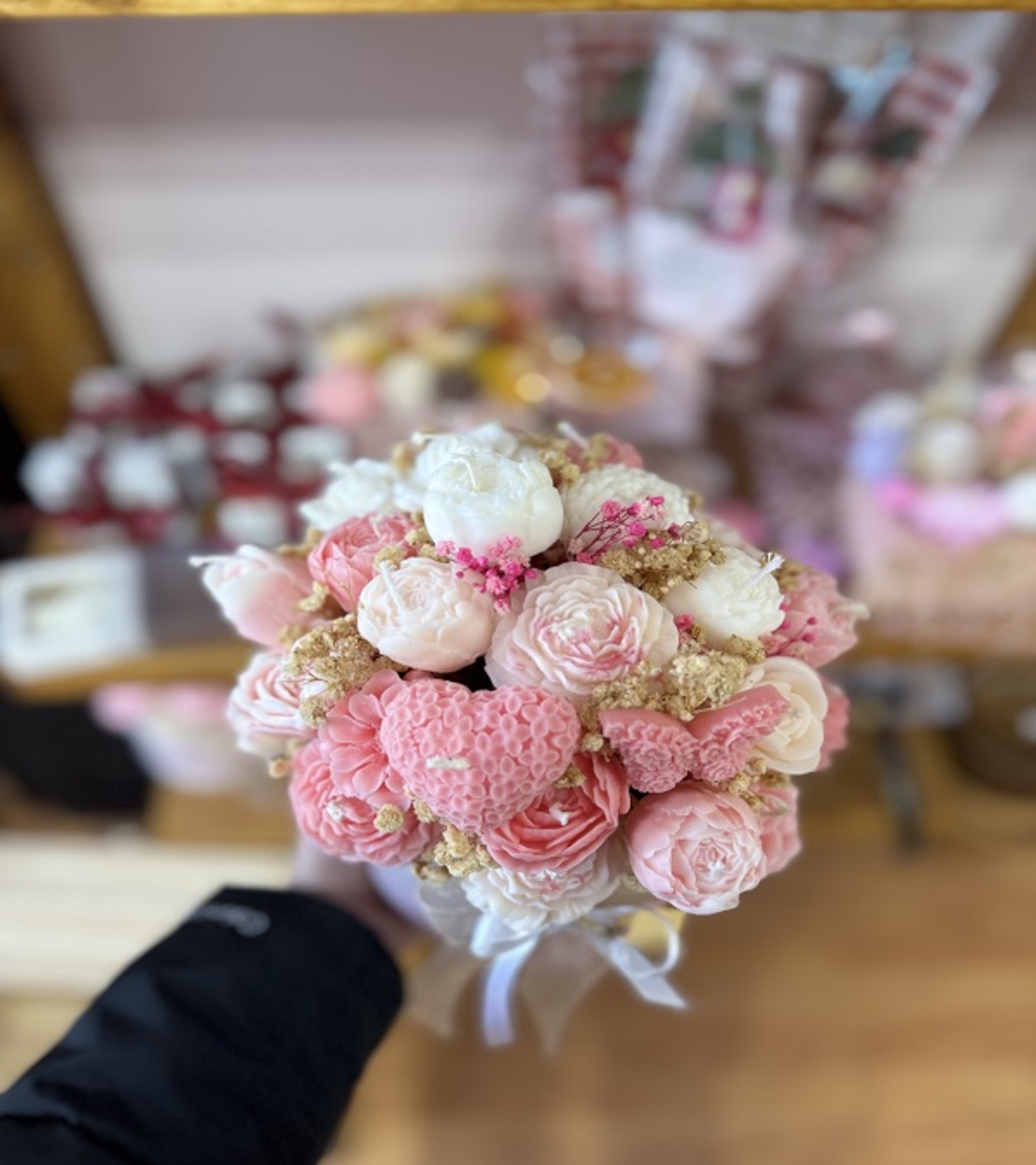 Аранжиран букет от ароматни свещи – 