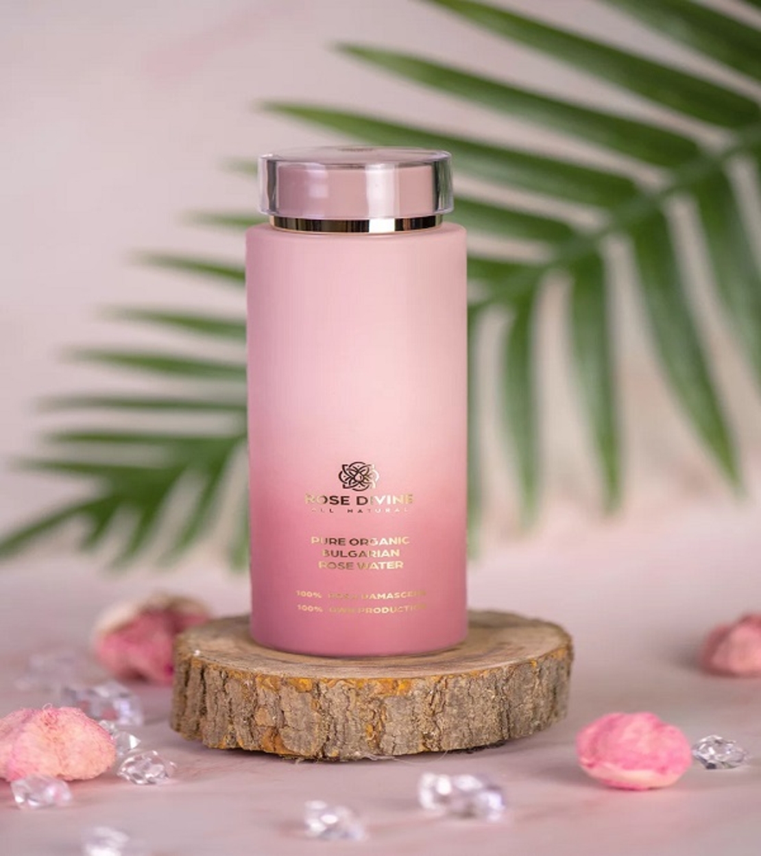 Натурална Био Розова Вода Rose Divine - SENTTERRA(100 ml) – Чистота и Регенерация