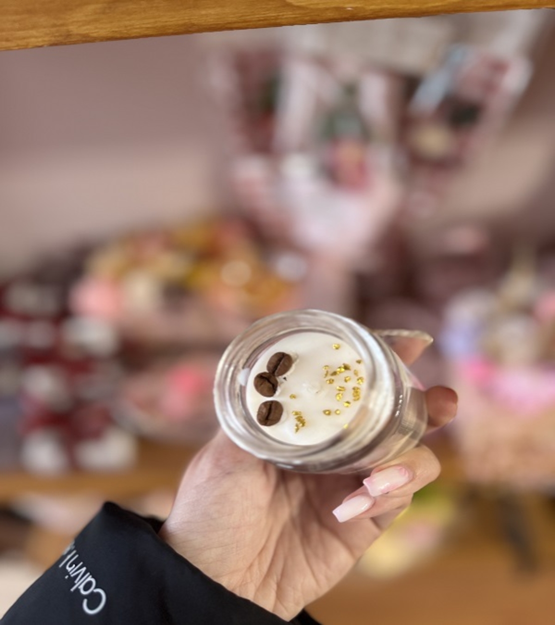 Ръчно изработена ароматна свещ в стъклено бурканче – „Pure Tea Flame“