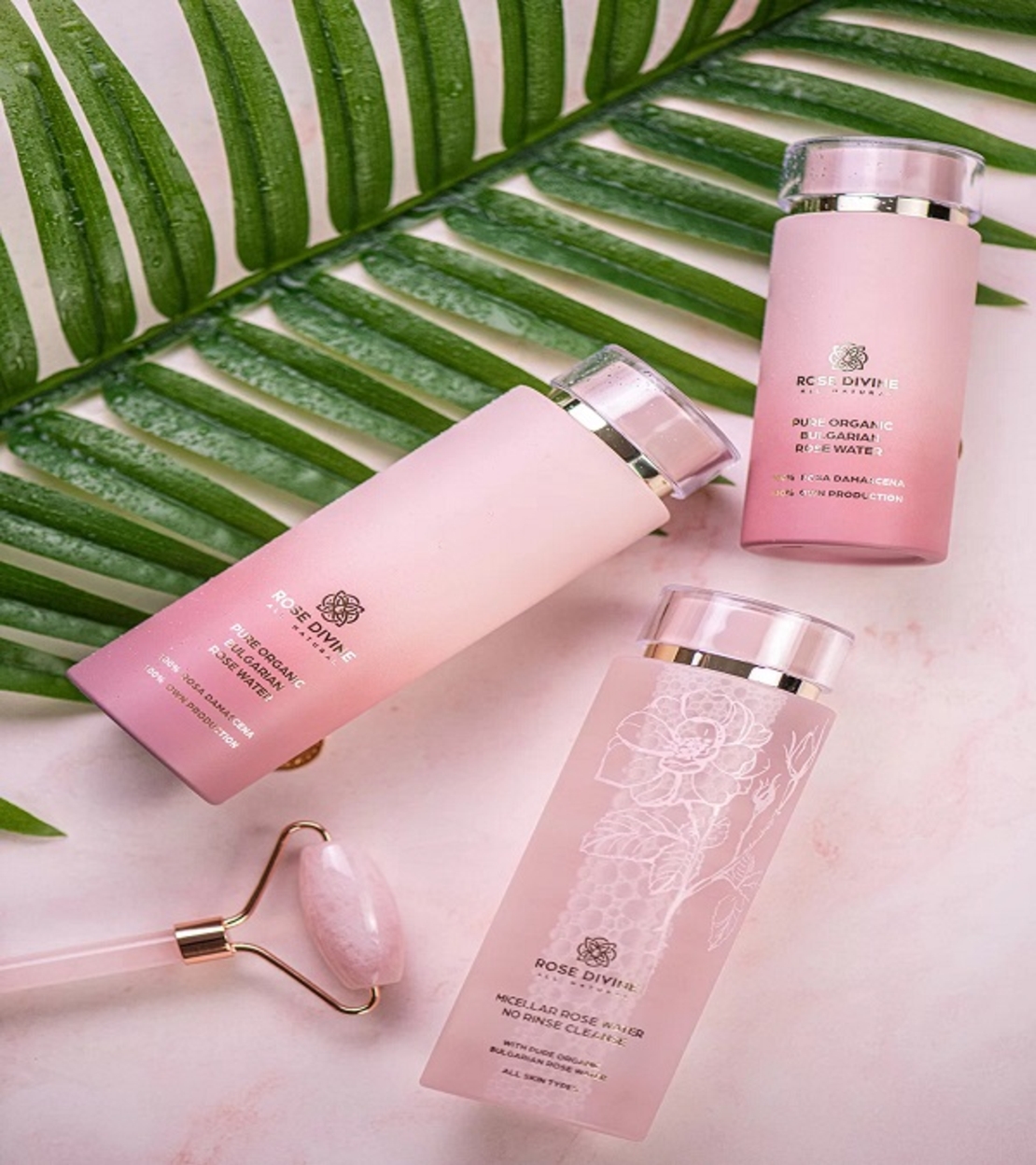 Натурална Био Розова Вода Rose Divine-SENTTERRA (200 ml) – Еликсир за здрава кожа
