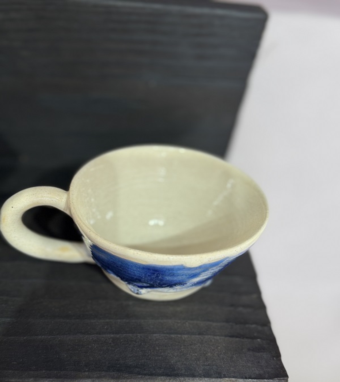 Авторска керамична чаша – Ръчна изработка от Емилия Милчева (Уникат)