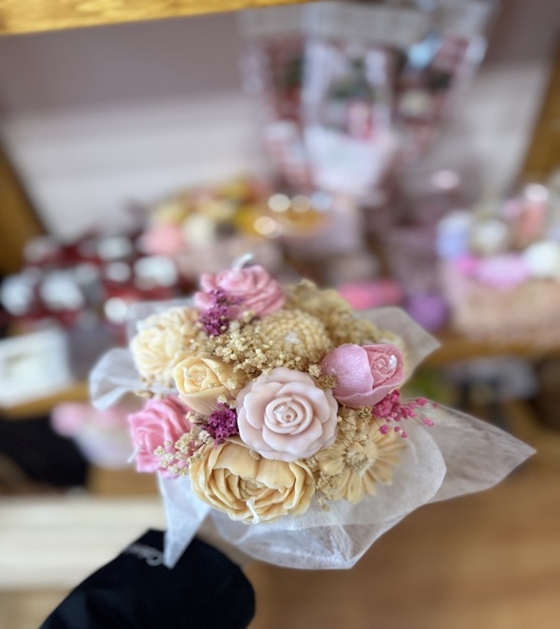 Аранжиран букет от ароматни свещи – 