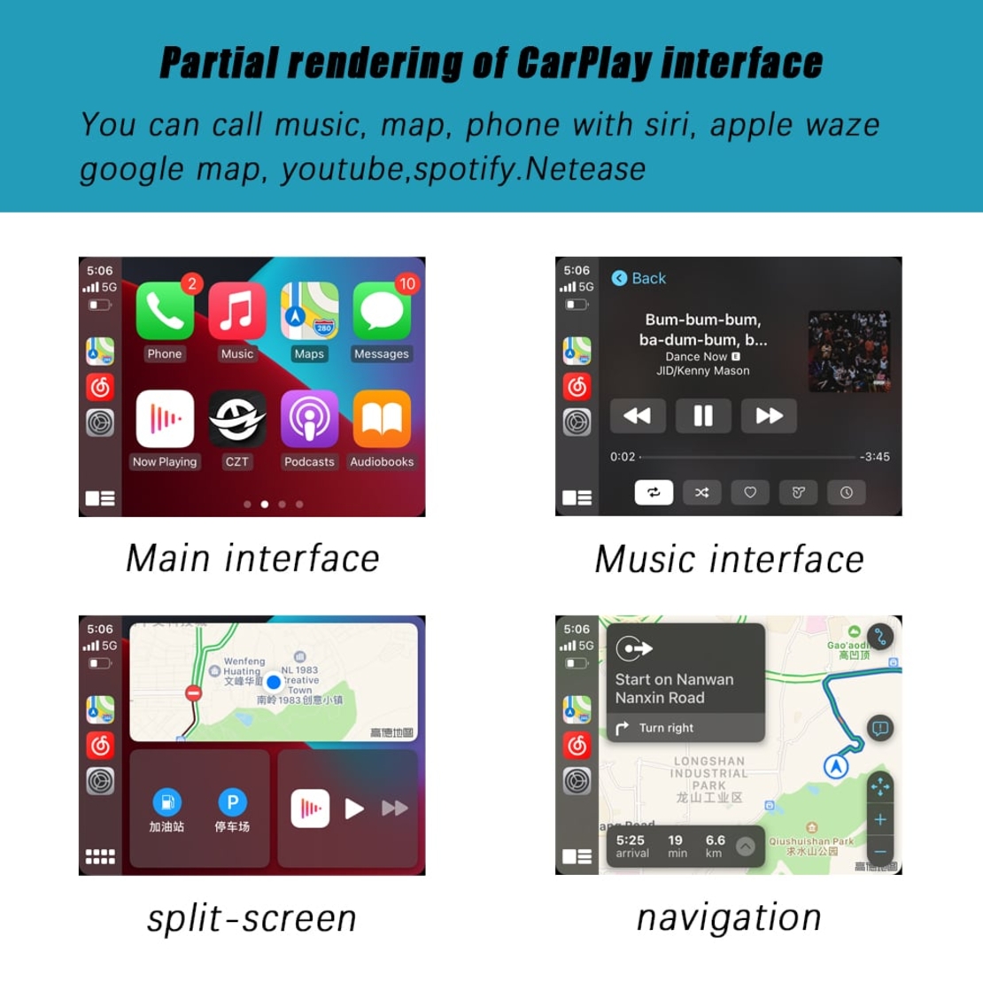 CarPlay / Android Auto модул за Audi A3 и A5 (MIB/MIB2, 2013–2020)