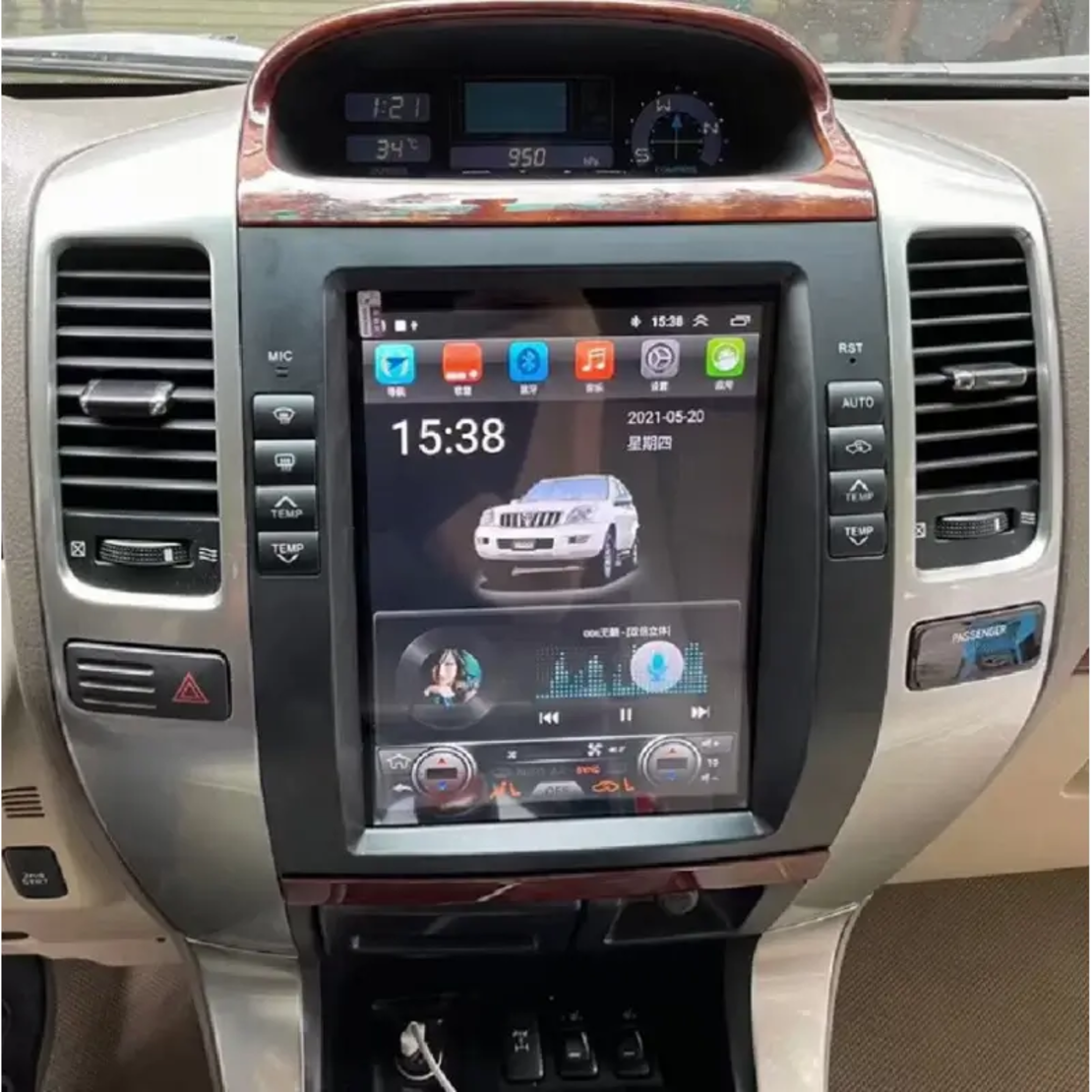 TOYOTA LAND CRUISER PRADO/ LEXUS GX470 02-09 Tesla Android Mултимедия