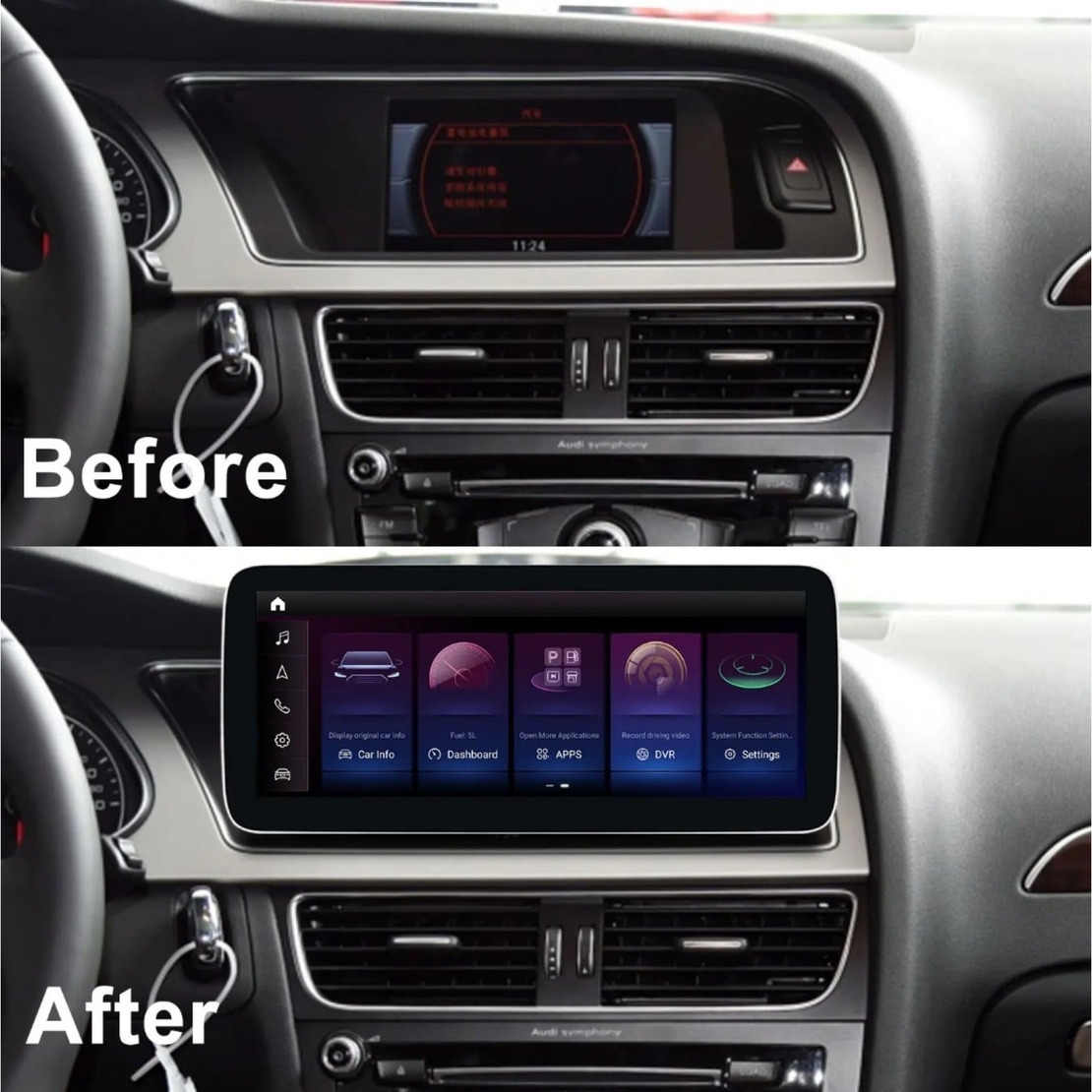 Audi A4 A5 2009–2016, 12.3″ - 3G High Android Мултимедия/Навигация