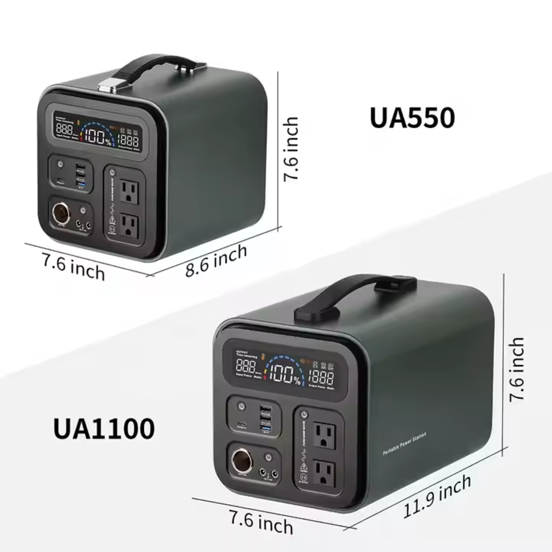 Преносим соларен генератор за ток Power Station G52 600W, 550Wh
