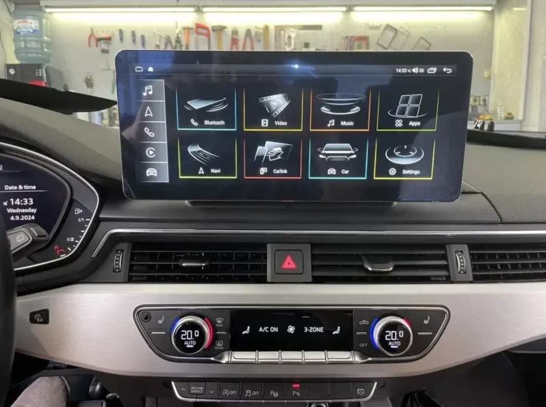 AUDI A4L 2017-2024, 12.3″- Android Мултимедия/Навигация