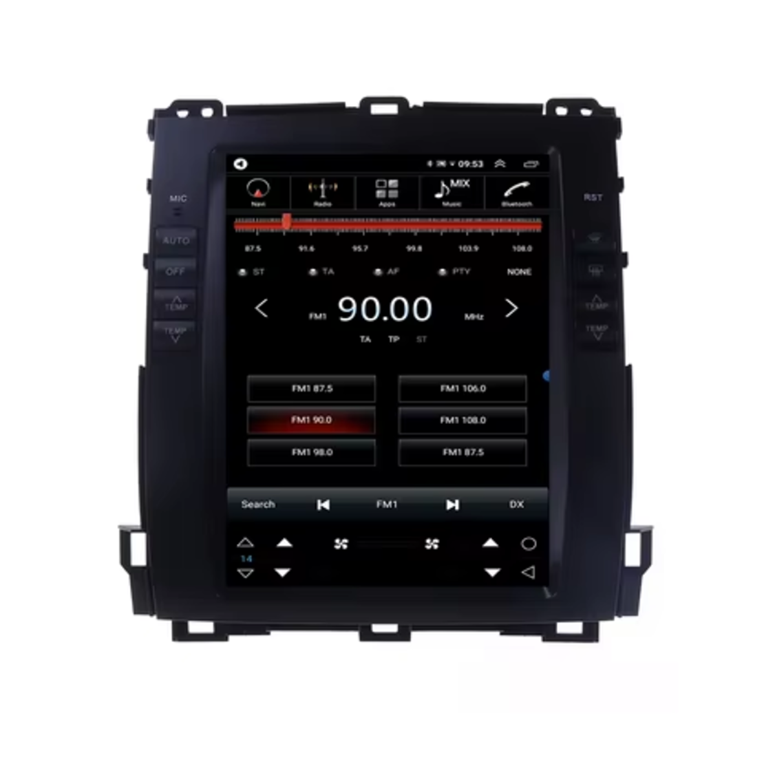 TOYOTA LAND CRUISER PRADO/ LEXUS GX470 02-09 Tesla Android Mултимедия