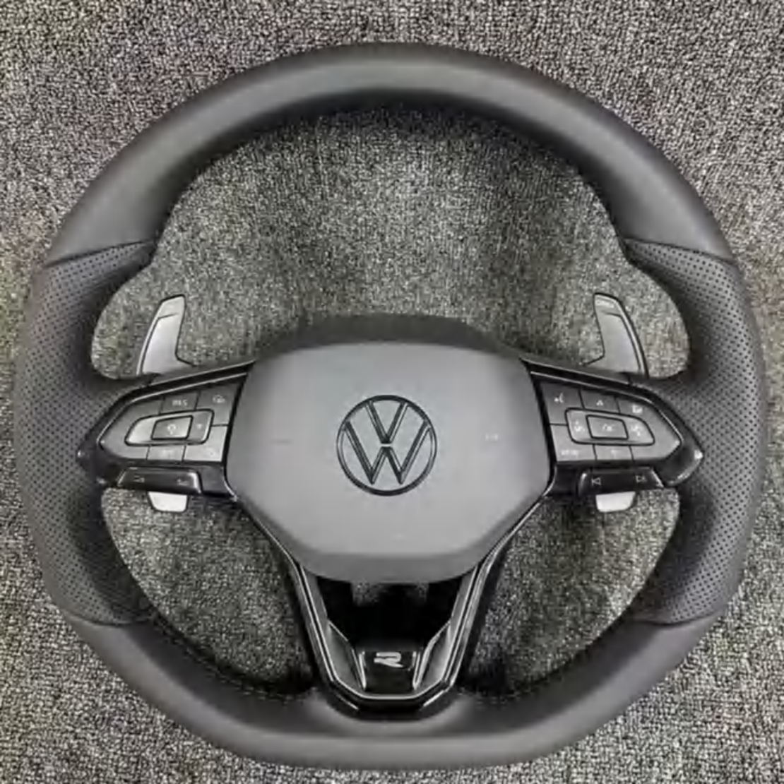 Оригинален VW R Line мултифункционален спортен волан с пера DSG
