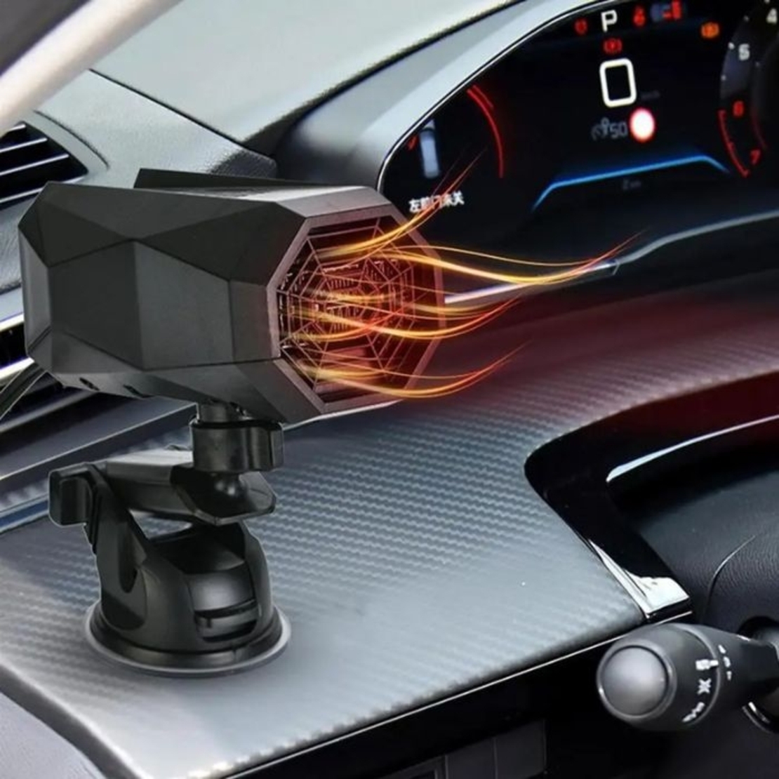 Автомобилна печка и вентилатор 12V, 150W – Духалка за кола с въртяща стойка 360°