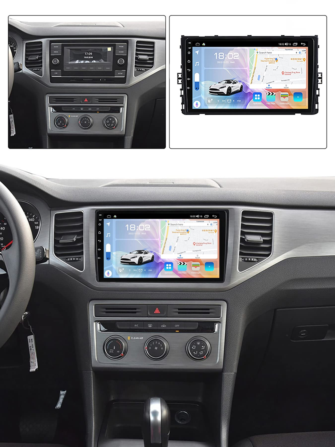 VOLKSWAGEN Passat Golf Tiguan Polo Jetta Bora Atlas Android Mултимедия