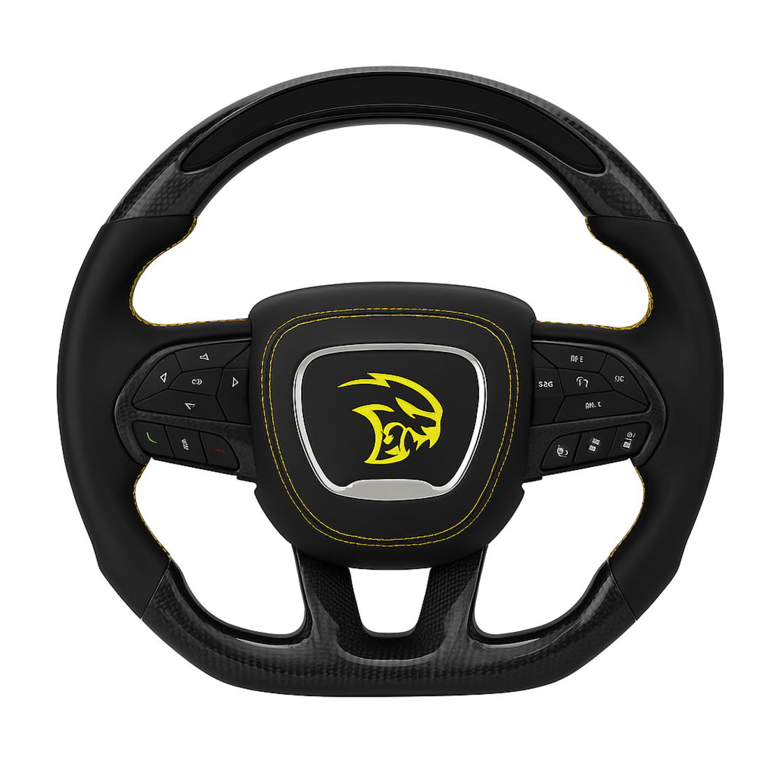 Карбонов Hellcat спортен волан за Dodge Charger / Challenger