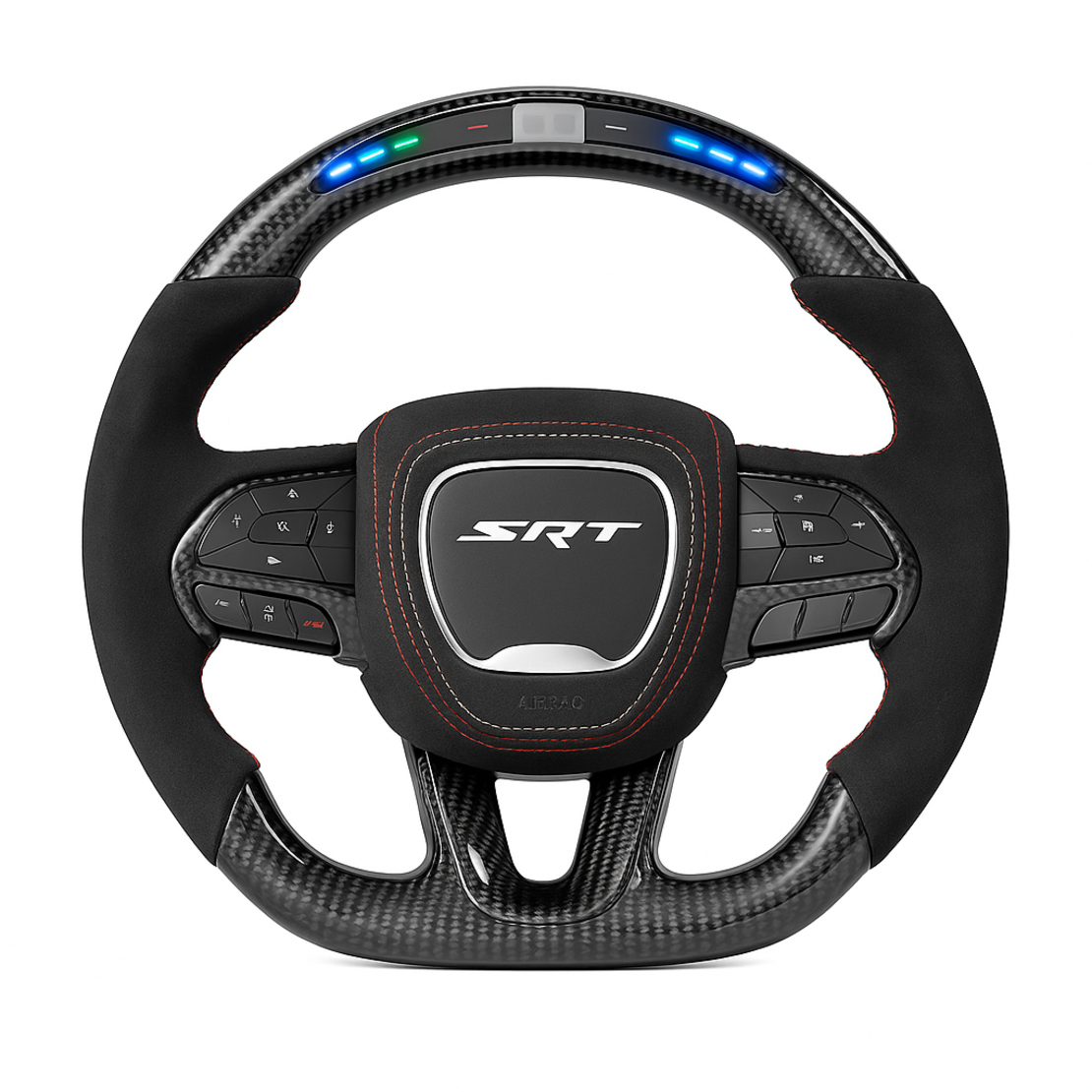 Карбонов спортен волан SRT с LED за Dodge Charger/Challenger